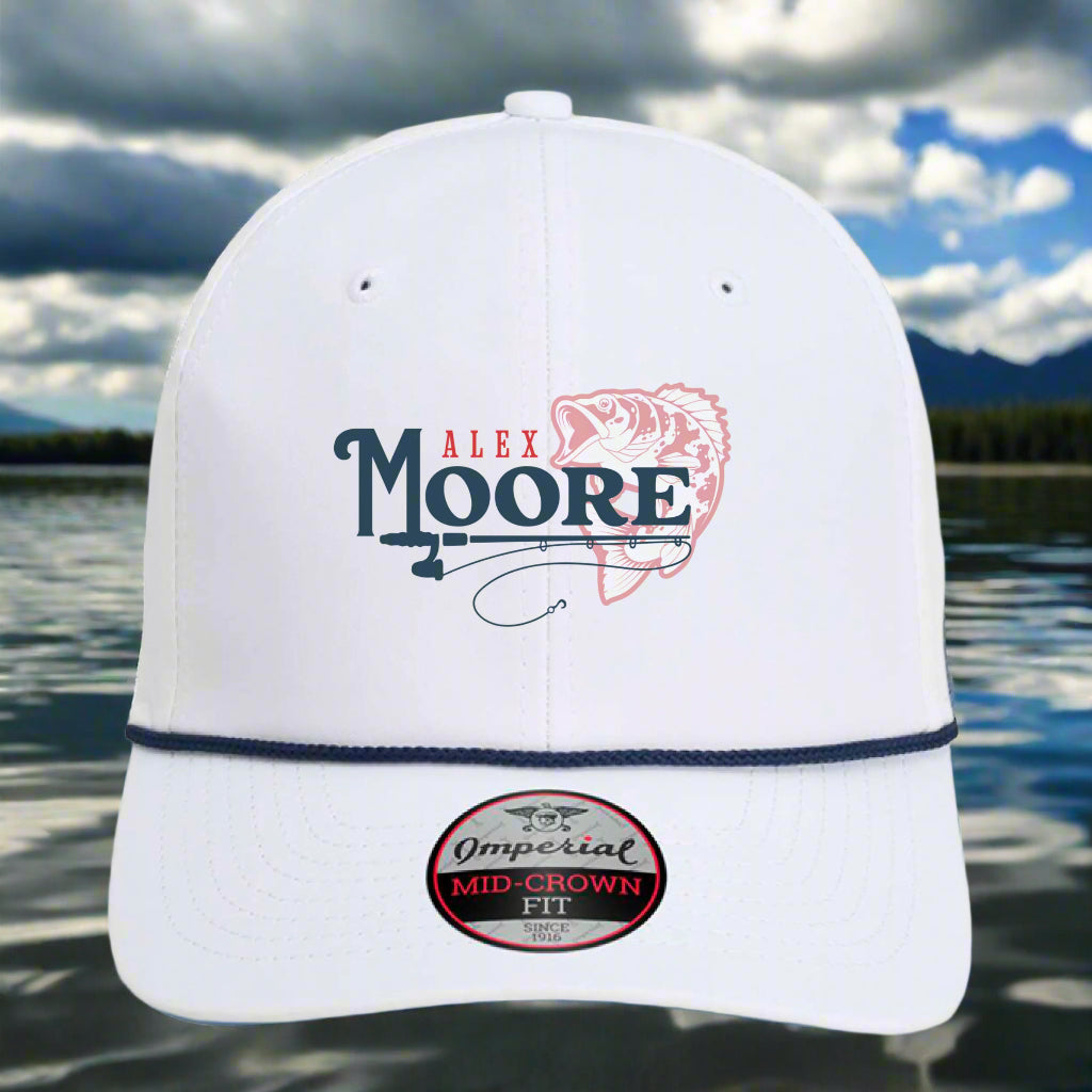 White/ Navy - FRONT